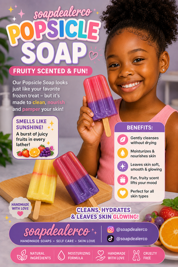🍭🧼 Popsicle Soap