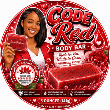 🔴🌸 Code Red PMS Soap Bar
