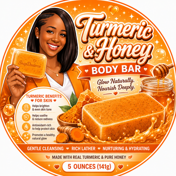 🍯✨ Turmeric & Honey Soap Bar