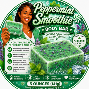 🌿🧼 Peppermint Smoothie Body Bar