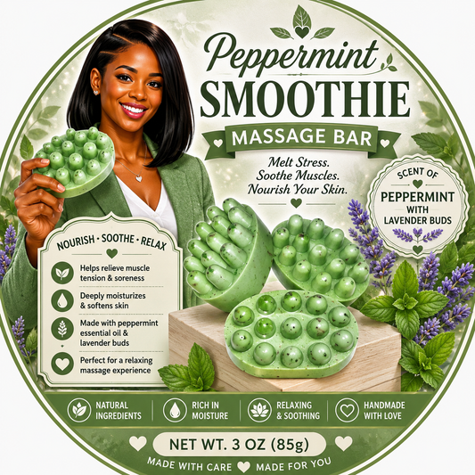 🌿🧼 Peppermint Smoothie Body Bar